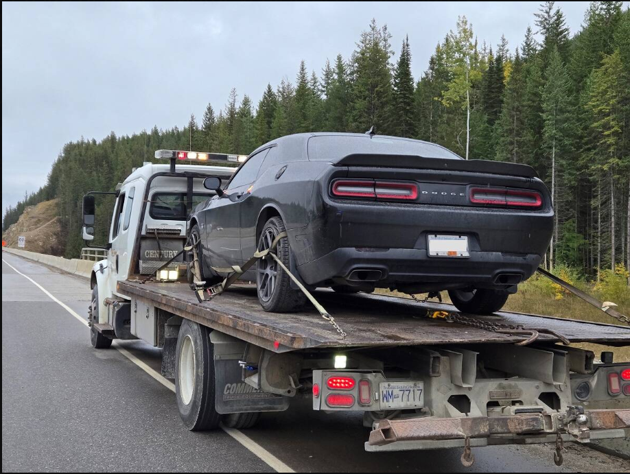 Driver caught speeding in Dodge Challenger Hemi R/T faces second BCHP excessive-speed impound
