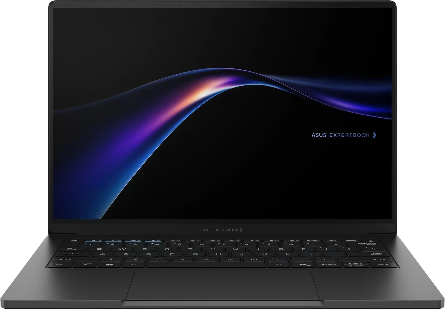 Front view of the ExpertBook A7 OLED display